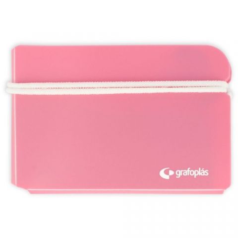 ESTUCHE PORTA MASCARILLA GRAFOPLAS PP ROSA