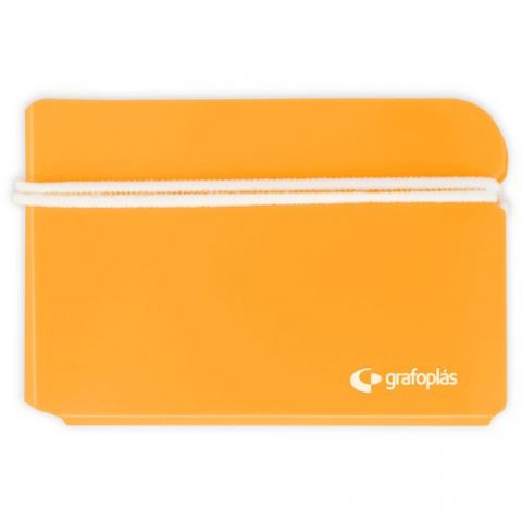 ESTUCHE PORTA MASCARILLA GRAFOPLAS PP MANDARINA