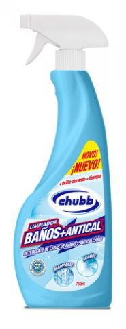 LIMPIADOR CHUBB BAÑOS + ANTICAL CON PISTOLA SPRAY