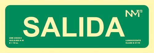 SEÑAL HOMOLOGADA SALIDA