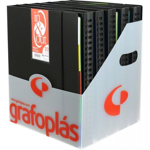 CARPETA FUNDAS (TARIFARIO) GRAFOPLAS ESPIRAL PP IN