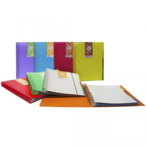 CARPETA FUNDAS (TARIFARIO) GRAFOPLAS ESPIRAL PP IN