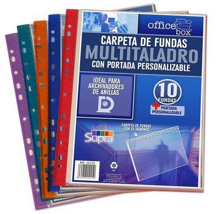 CARPETA FUNDAS (TARIFARIO) OFFICE BOX PP MULTITALA