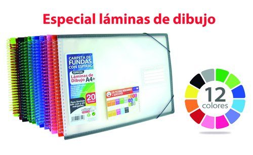 CARPETA FUNDAS (TARIFARIO) OFFICE BOX PP A3+ HORIZ