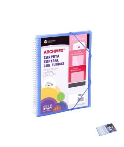 CARPETA FUNDAS (TARIFARIO) CARCHIVO ESPIRAL PP ARC