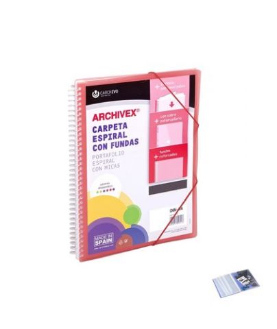CARPETA FUNDAS (TARIFARIO) CARCHIVO ESPIRAL PP ARC