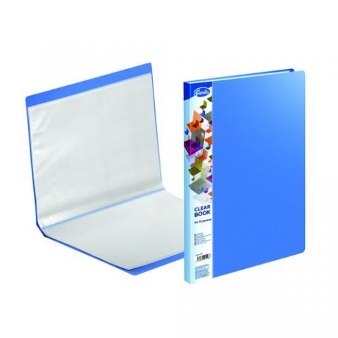 CARPETA FUNDAS (TARIFARIO) FOROFIS PVC A4 10 F AZU