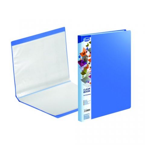 CARPETA FUNDAS (TARIFARIO) FOROFIS PVC A4 20 F AZU