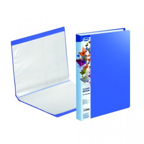 CARPETA FUNDAS (TARIFARIO) FOROFIS PVC A4 40 F AZU