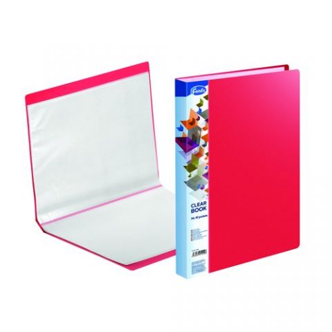 CARPETA FUNDAS (TARIFARIO) FOROFIS PVC A4 40 F ROJ