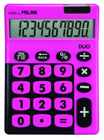 CALCULADORA SOBREMESA MILAN 10 DIGITOS TOUCH DUO R
