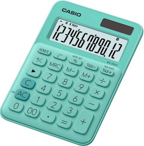 CALCULADORA SOBREMESA CASIO 12 DIGITOS MS-20UC VER