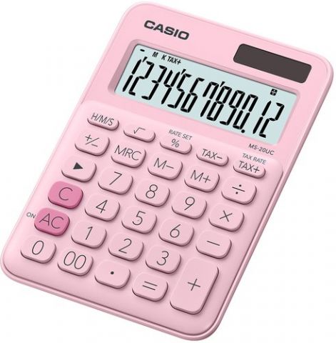 CALCULADORA SOBREMESA CASIO 12 DIGITOS MS-20UC ROS