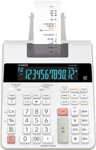CALCULADORA IMPRESORA CASIO 12 DIGITOS FR-2650RC