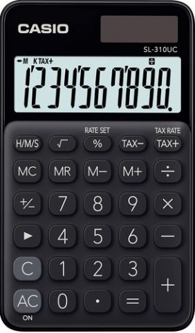 CALCULADORA de BOLSILLO CASIO 10 DIGITOS SL-310 UC