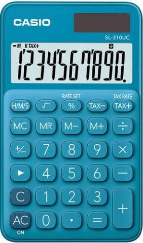 CALCULADORA de BOLSILLO CASIO 10 DIGITOS SL-310 UC