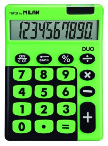 CALCULADORA SOBREMESA MILAN 10 DIGITOS TOUCH DUO V