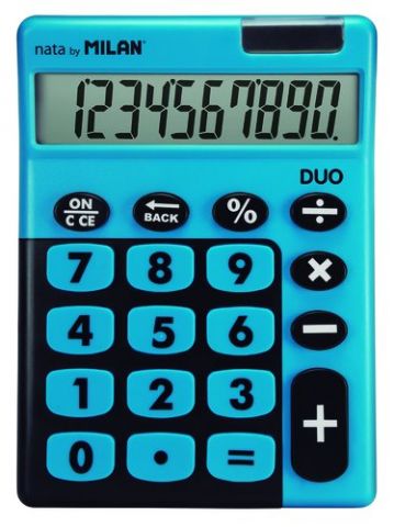CALCULADORA SOBREMESA MILAN 10 DIGITOS TOUCH DUO A
