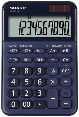 CALCULADORA SOBREMESA SHARP 10 DIGITOS EL-M335BBL