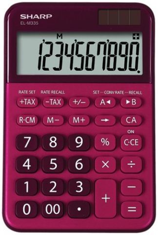 CALCULADORA SOBREMESA SHARP 10 DIGITOS EL-M335BRD