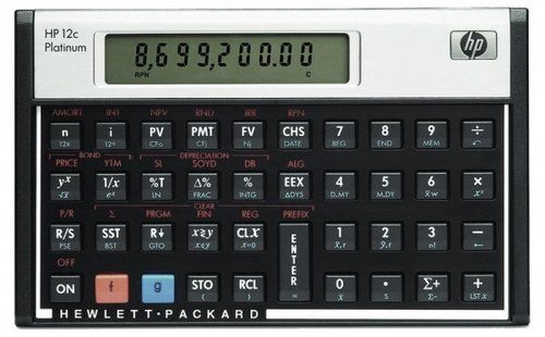 CALCULADORA FINANCIERA HP 10 DIGITOS 12C