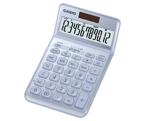 CALCULADORA SOBREMESA CASIO 12 DIGITOS JW-200SC AZ