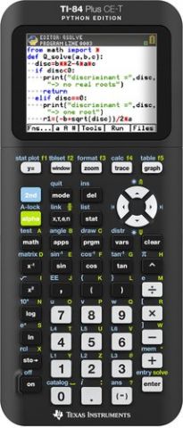 CALCULADORA GRAFICA TEXAS INSTRUMENT TI-84 PLUS CE