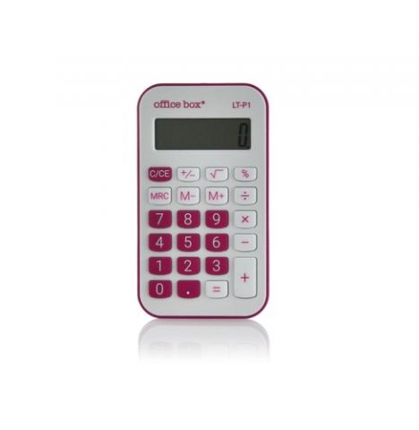 CALCULADORA de BOLSILLO OFFICE BOX 8 DIGITOS FUCSI