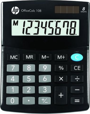 CALCULADORA SOBREMESA HP 8 DIGITOS HP-OC 108/INT B