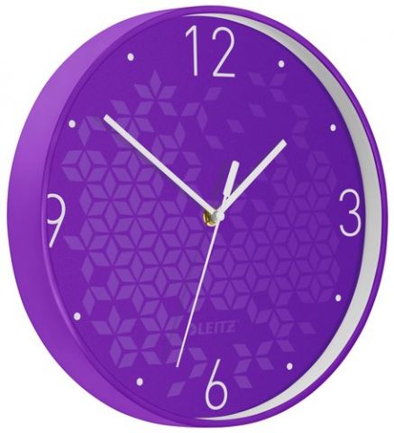 RELOJ PARED LEITZ WOW ANALOGICO 29 CM Ø VIOLETA