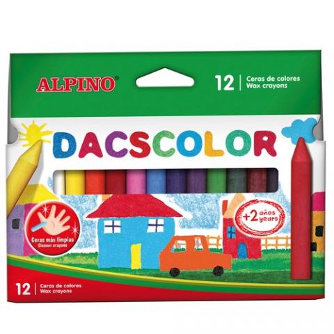 CERAS ALPINO DACSCOLOR ESTUCHE de 12 SURTIDO