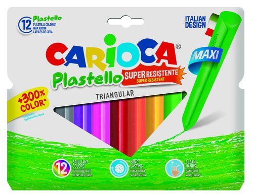 CERAS CARIOCA PLASTICERA JUMBO TRIANGULAR BLISTER