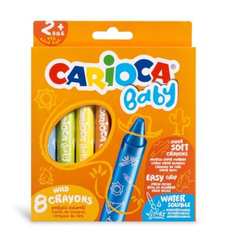 CERAS de COLORES CARIOCA BABY CAJA DE 8