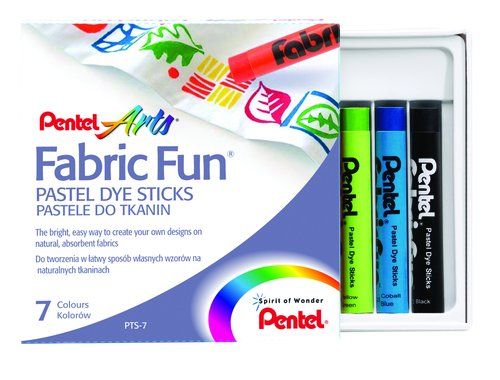 CERAS PENTEL TEXTIL PASTEL CAJA de 7