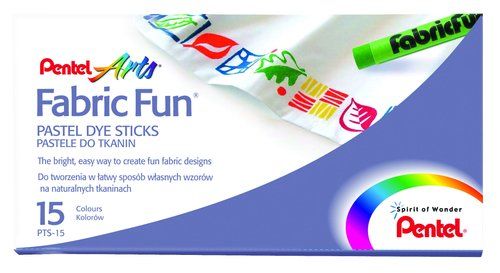 CERAS PENTEL TEXTIL PASTEL CAJA de 15