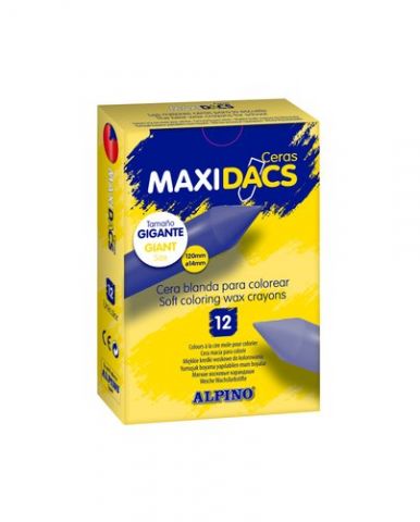 CERAS ALPINO MAXIDACS BLANCA ESTUCHE de 12