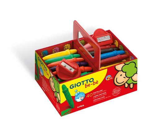 CERAS GIOTTO BEBE SUPER SCHOOLPACK DE 40 + 2 AFILA