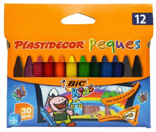CERAS PLASTIDECOR PEQUES ESTUCHE 12 UDS