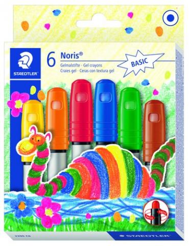 CERAS TEXTURA GEL COLORES OPACOS CAJA DE 6