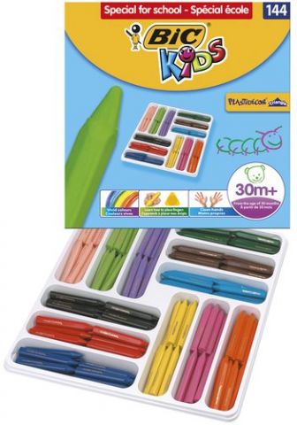 CERAS PLASTIDECOR PEQUES CAJA 144 UNIDADES