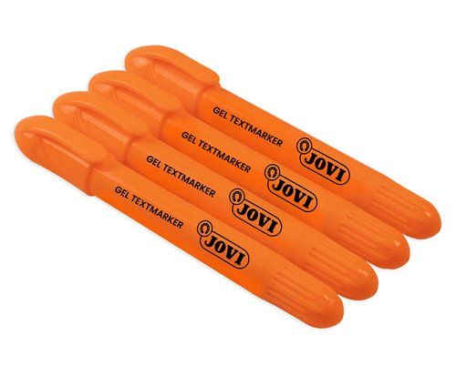 MARCADOR FLUOR GEL JOVI CAJA de 12 NARANJA
