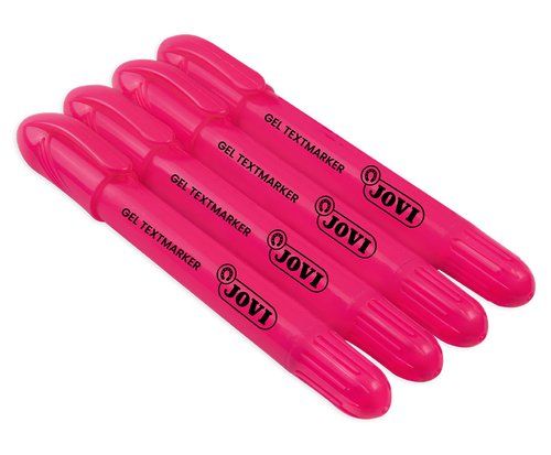 MARCADOR FLUOR GEL JOVI CAJA de 12 ROSA