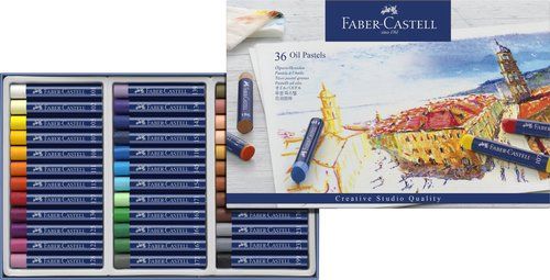CERAS PASTEL FABER GOLDFABER STUDIO OIL CAJA de 36