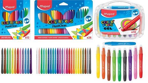 CERAS MAPED COLOR PEPS SURTIDO EXPOSITOR DE 26
 8x