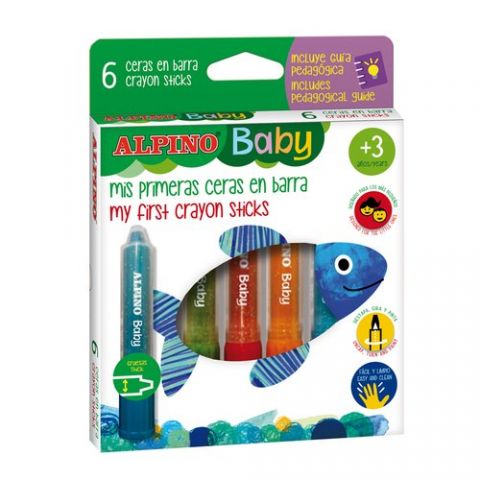 CERAS ALPINO BABY BARRA ESTUCHE DE 6