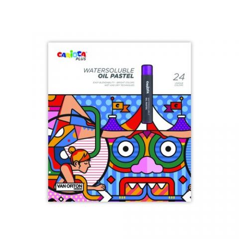 CERAS PASTEL CARIOCA PLUS OLEO CAJA de 24