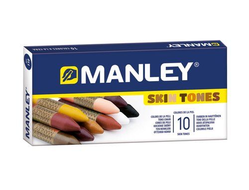 CERAS MANLEY COLORES DE LA PIEL ESTUCHE DE 10