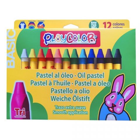 CERAS PASTEL INSTANT PLAYCOLOR TRI AL OLEO CAJA de