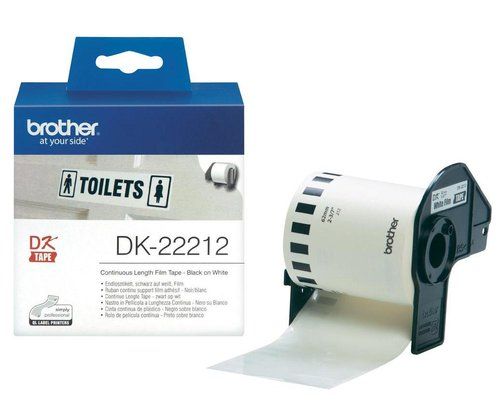ETIQUETAS BROTHER CONTINUA PLASTICO BLANCO 62 mm R