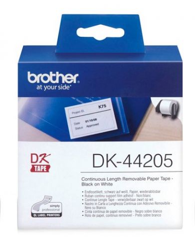 ETIQUETAS BROTHER CONTINUA PAPEL BLANCO REMOVIBLE